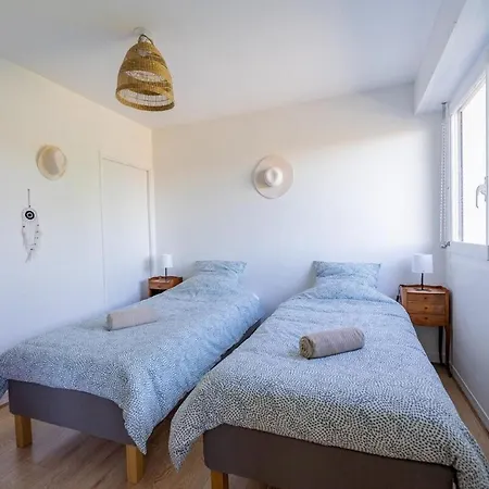 דירה Appart' La Rochelle, Parking & Terrasse, 4 Pers לה רושל