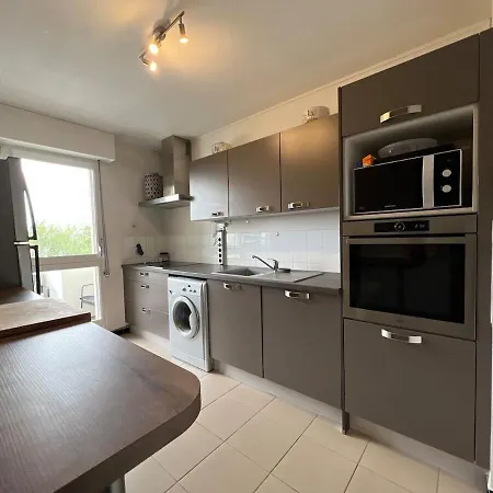 Appart' La Rochelle, Parking & Terrasse, 4 Pers *