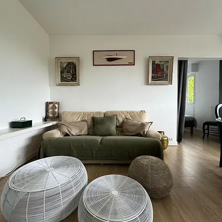 Appart' La Rochelle, Parking & Terrasse, 4 Pers דירה לה רושל